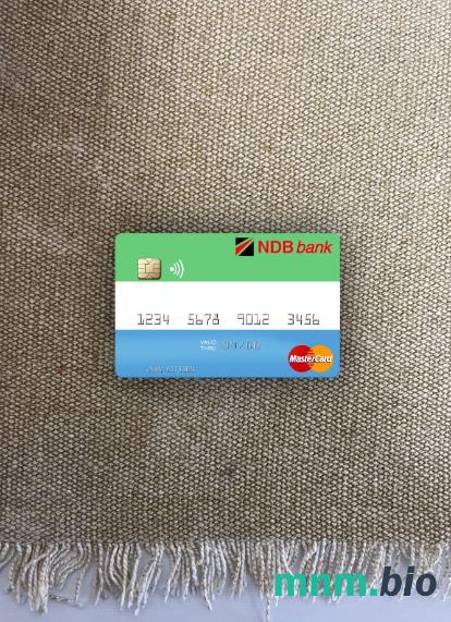 Sierra Leone National Development bank wygląd zdjęcia mastercard skan PSD + zdjęcie